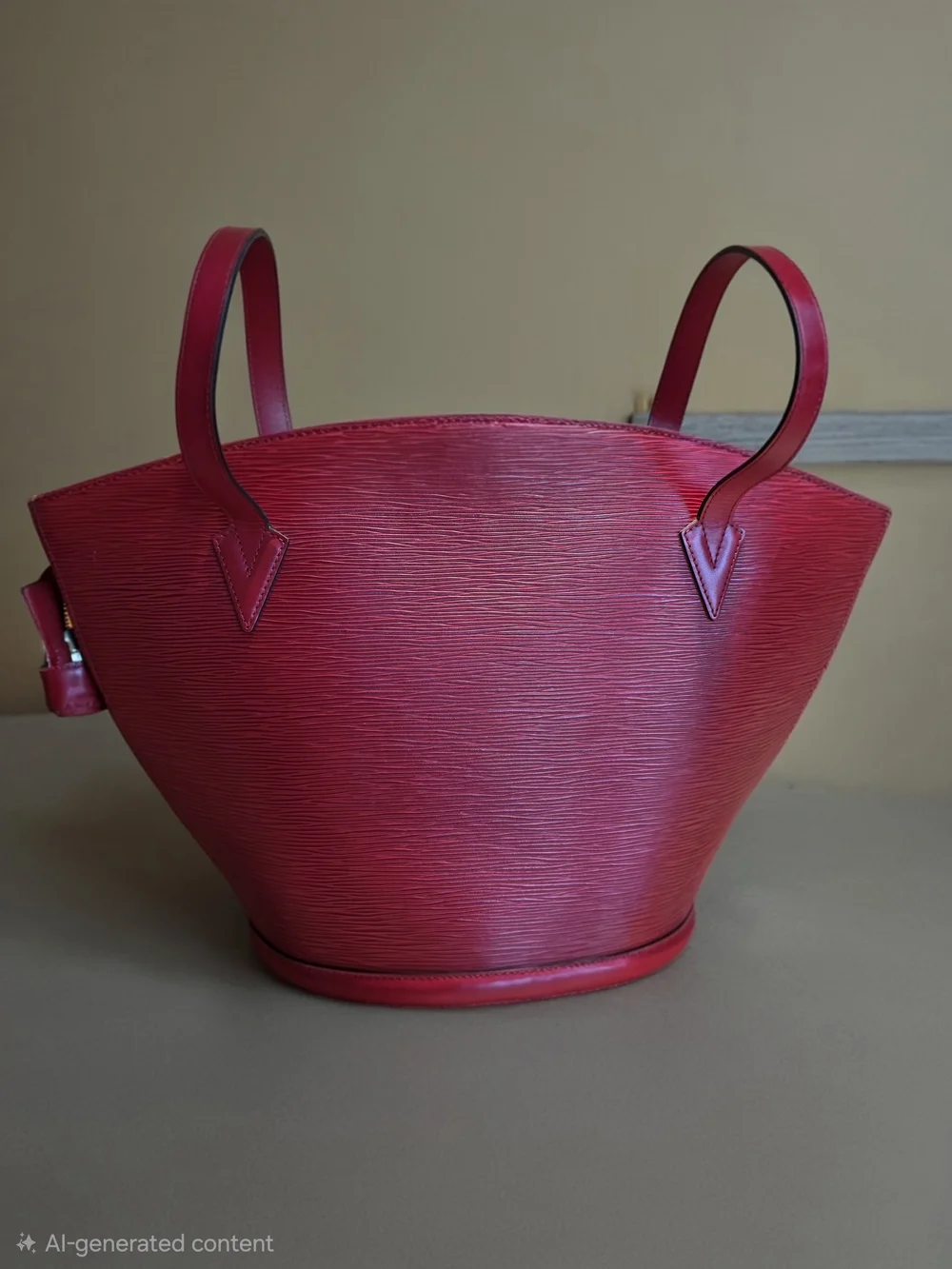 Louis Vuitton Red Epi Leather St. Jacques Women’s Tote